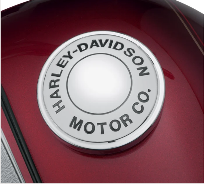 Medallón de tapa de combustible de Harley-Davidson Motor Co.