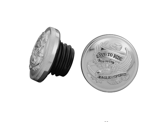 Juego de tapones de gasolina Live To Ride para Harley FL / FX / XL 1981-1999