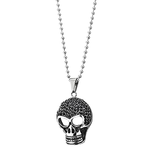 Collar con colgante de calavera