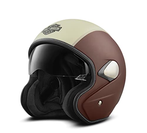 Harley-Davidson Mason's Yard Sun Shield S05 3/4 Helmet with Drop Down Sun Visor - 98177-18VX (Medium)