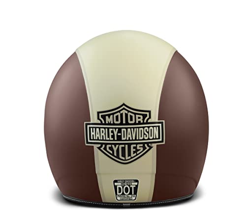 Harley-Davidson Mason's Yard Sun Shield S05 3/4 Helmet with Drop Down Sun Visor - 98177-18VX (Medium)