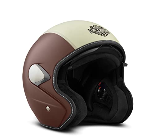 Harley-Davidson Mason's Yard Sun Shield S05 3/4 Helmet with Drop Down Sun Visor - 98177-18VX (Medium)