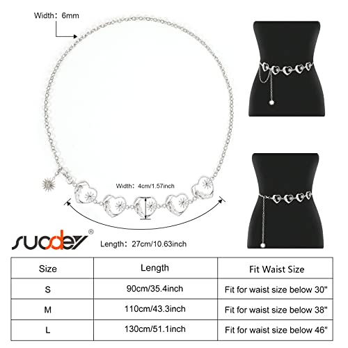 Cadena de cuerpo de metal para mujer, cadena de cintura para el vientre