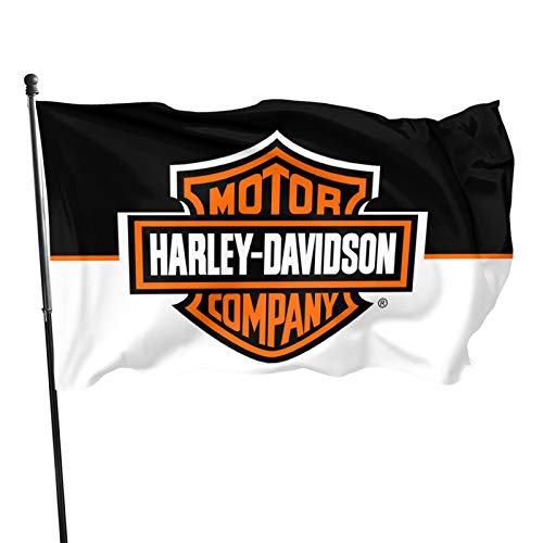 Bandera de regalos para amantes de la motocicleta, 3 x 5 pies, color vivo y a prueba de decoloración, decoración del hogar, decoración de jardín, decoración para exteriores e interiores