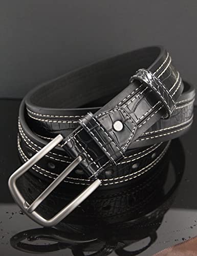 Cinturón de vaquero occidental para hombre, estilo punk rock