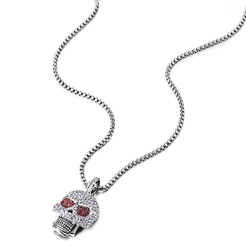 Collar con colgante de calavera