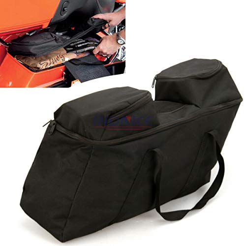 Bolsa de alforja dura para bolsa de sillín de calle, forro de bolsa de sillín Harley Touring Road Glide Electra Glide Road King 1993-2023