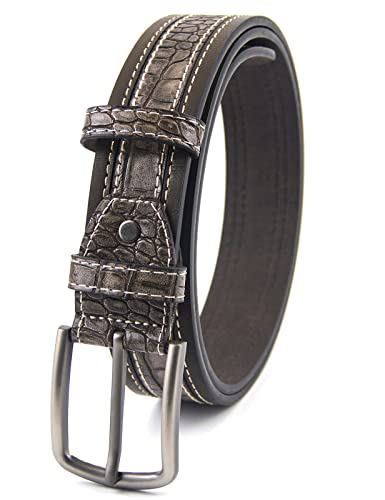 Cinturón de vaquero occidental para hombre, estilo punk rock