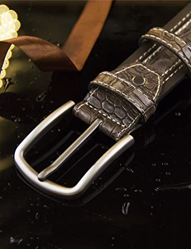 Cinturón de vaquero occidental para hombre, estilo punk rock