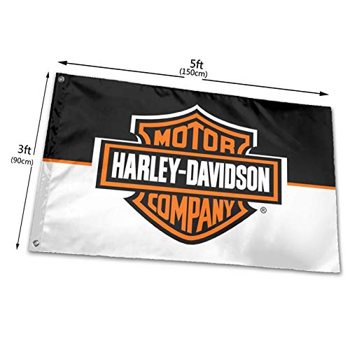 Bandera de regalos para amantes de la motocicleta, 3 x 5 pies, color vivo y a prueba de decoloración, decoración del hogar, decoración de jardín, decoración para exteriores e interiores
