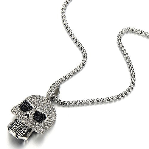 Collar con colgante de calavera