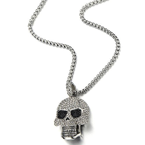 Collar con colgante de calavera