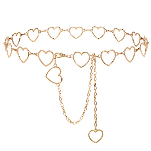 Cadena de cuerpo de metal para mujer, cadena de cintura para el vientre