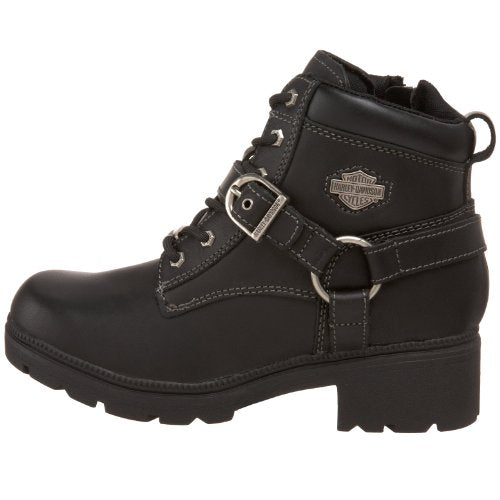 Harley-Davidson Women's Tegan Ankle Boot ,Black,7.5 M US