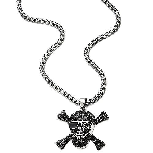 Collar con colgante de calavera