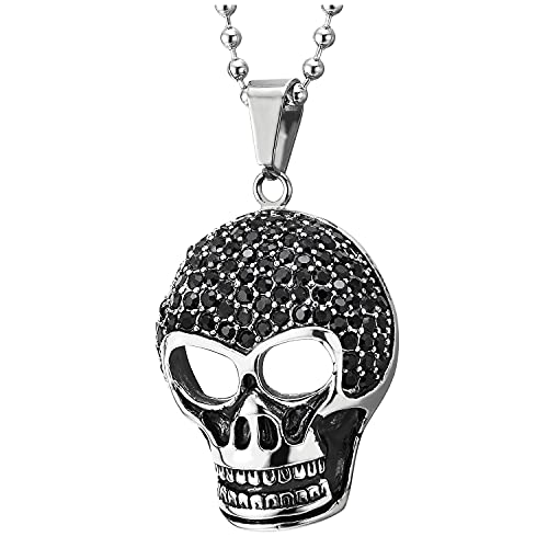 Collar con colgante de calavera
