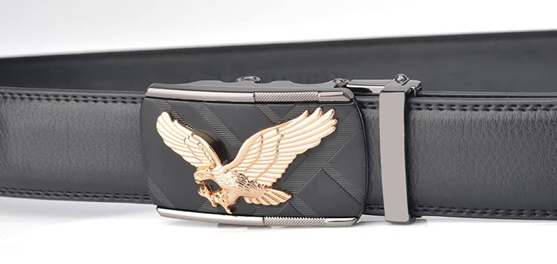 Cinturones de lujo para hombre, cuero de águila utilizado