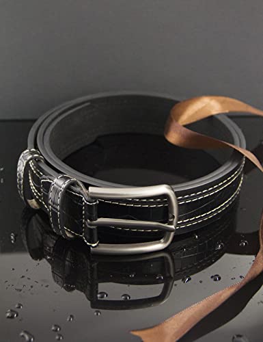 Cinturón de vaquero occidental para hombre, estilo punk rock