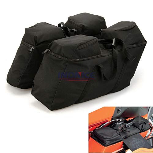 Bolsa de alforja dura para bolsa de sillín de calle, forro de bolsa de sillín Harley Touring Road Glide Electra Glide Road King 1993-2023