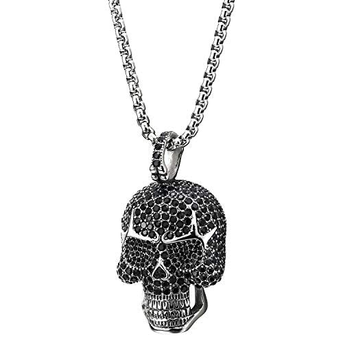 Collar con colgante de calavera