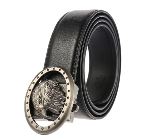 Cinturones de lujo para hombre, cuero de águila utilizado