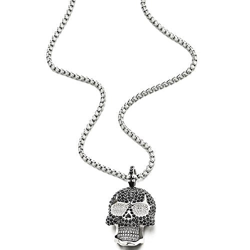 Collar con colgante de calavera