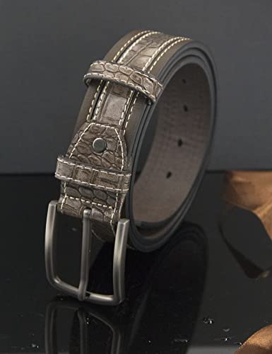 Cinturón de vaquero occidental para hombre, estilo punk rock