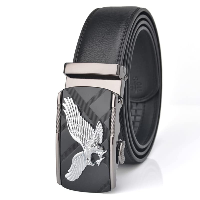 Cinturones de lujo para hombre, cuero de águila utilizado