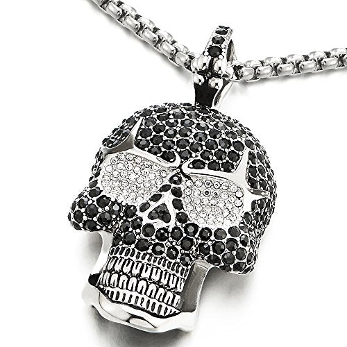 Collar con colgante de calavera