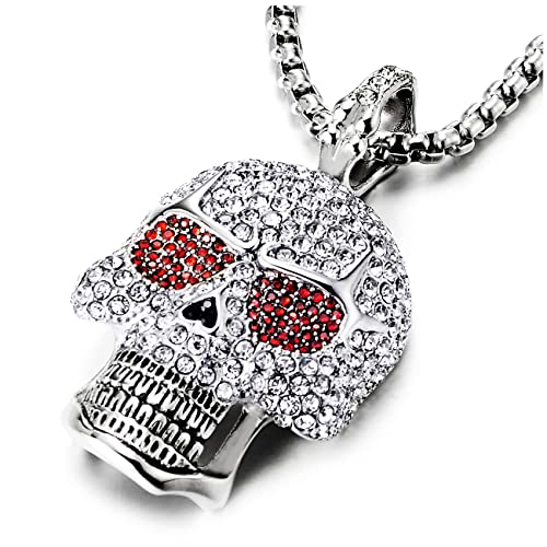 Collar con colgante de calavera