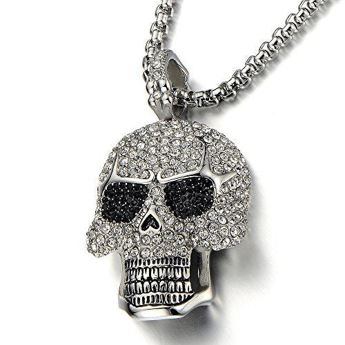 Collar con colgante de calavera