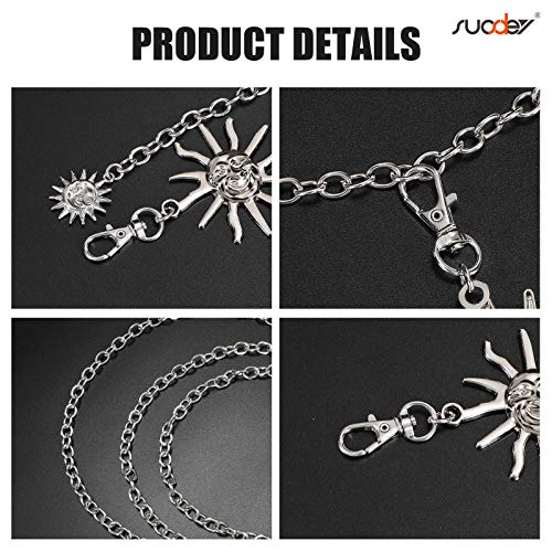 Cadena de cuerpo de metal para mujer, cadena de cintura para el vientre