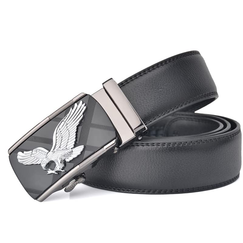 Cinturones de lujo para hombre, cuero de águila utilizado