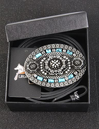 Cinturón de vaquero occidental para hombre, estilo punk rock