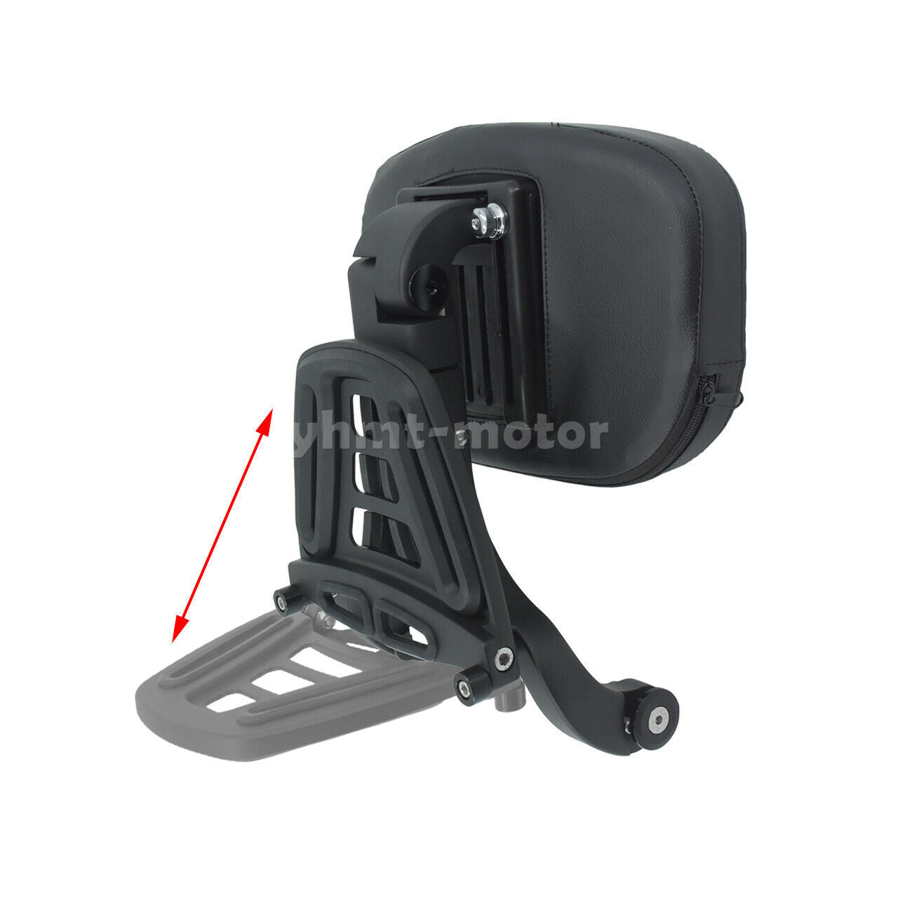 Montaje ajustable del respaldo del pasajero del conductor apto para Harley Touring 1997-2008