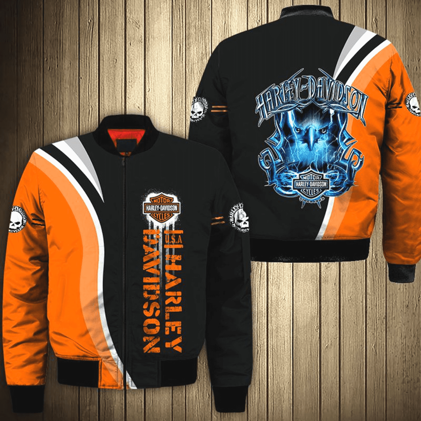 Men Harley Davidson Motorbike Jacket