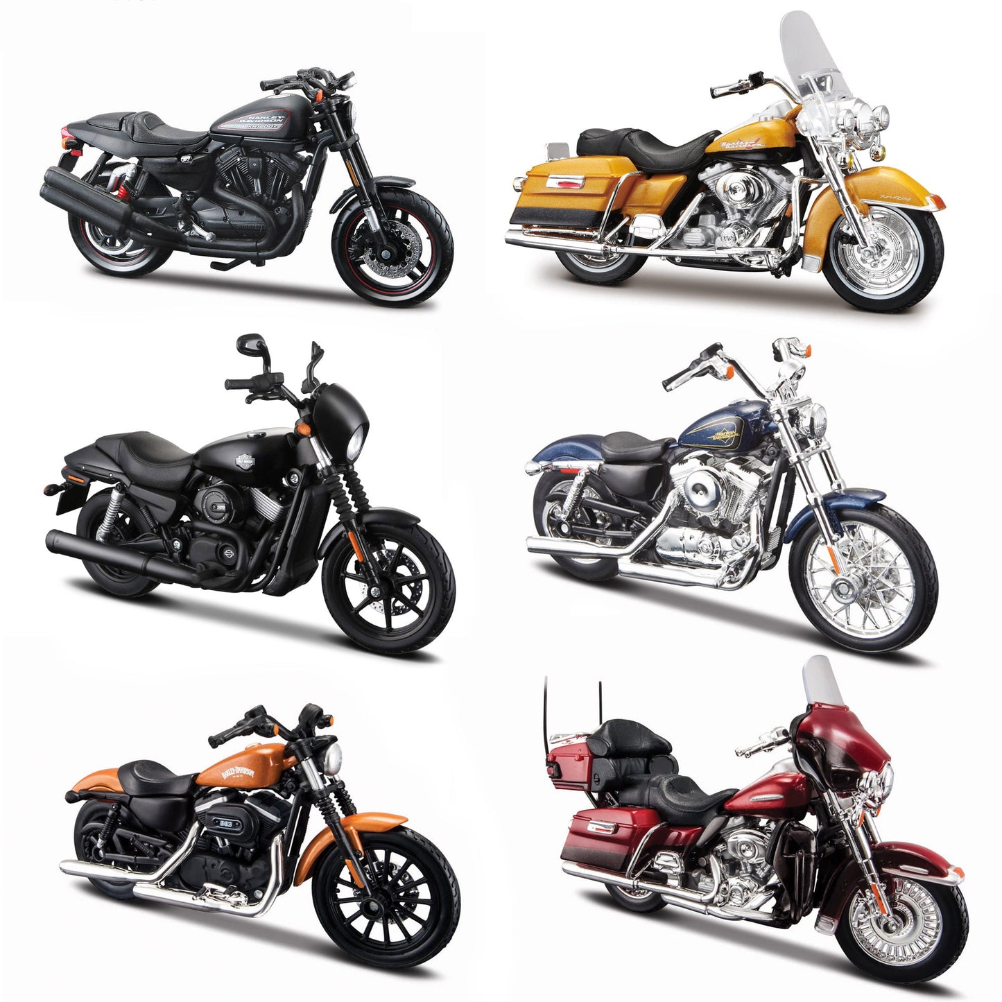 Harley Davidson 1:18 Vehículo fundido a presión, surtido