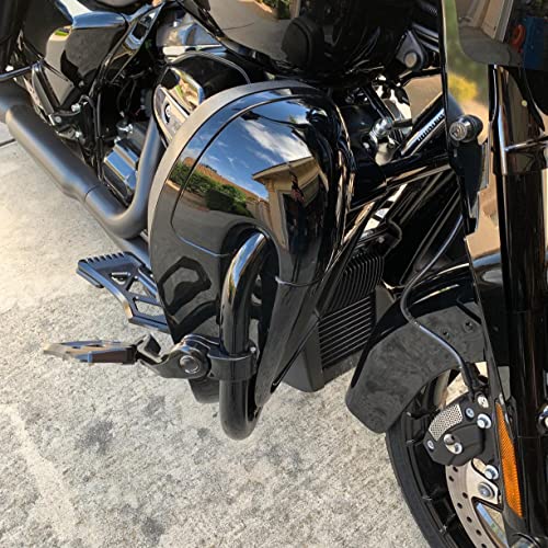 Carenadura inferior ventilada para las piernas tipo guantera, modelos FLT, FLHT, FLHTCU, FLHRC, Road King, Street Glide, Electra Glide, Ultra-Classic, Road Glide