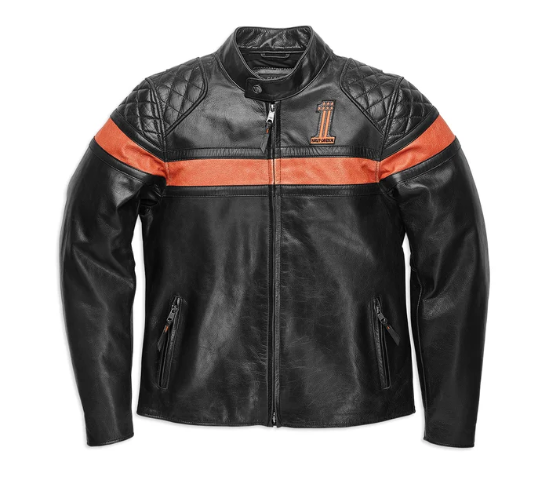 Chaqueta de cuero Victory Sweep para hombre