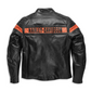 Chaqueta de cuero Victory Sweep para hombre