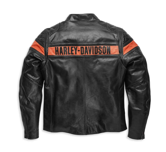 Chaqueta de cuero Victory Sweep para hombre