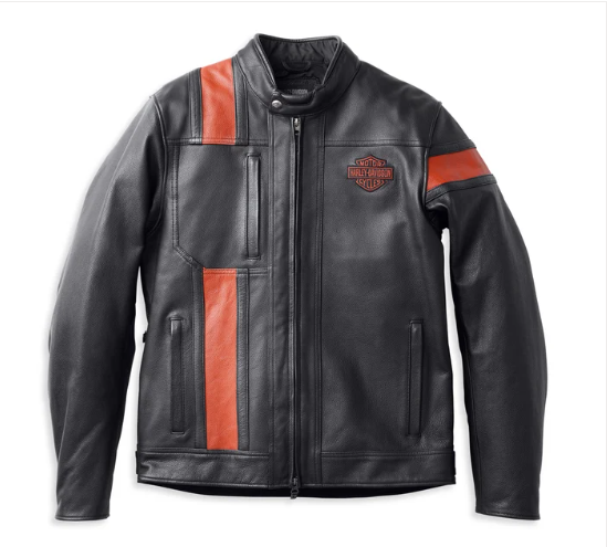 Chaqueta de cuero impermeable Hwy-100 para hombre