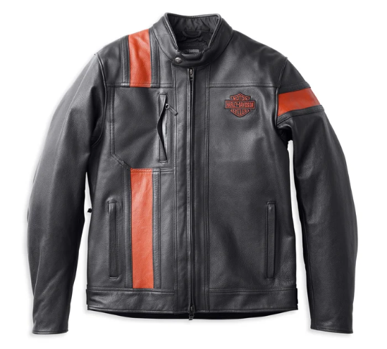 Chaqueta de cuero impermeable Hwy-100 para hombre