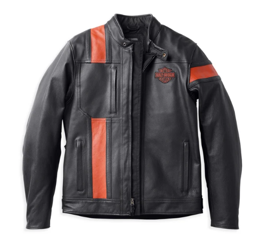Chaqueta de cuero impermeable Hwy-100 para hombre