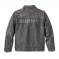 Chaqueta de cuero para hombre Gas & Oil