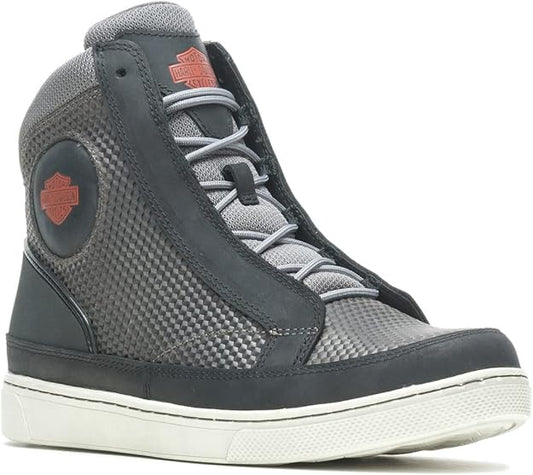 Harley-Davidson Footwear Men's Vardon Sneaker, Gris