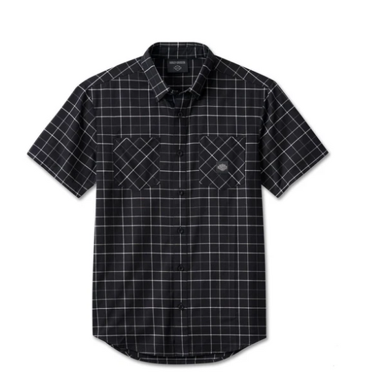 Harley SHIRT-WOVENBLACK 96557-24VM