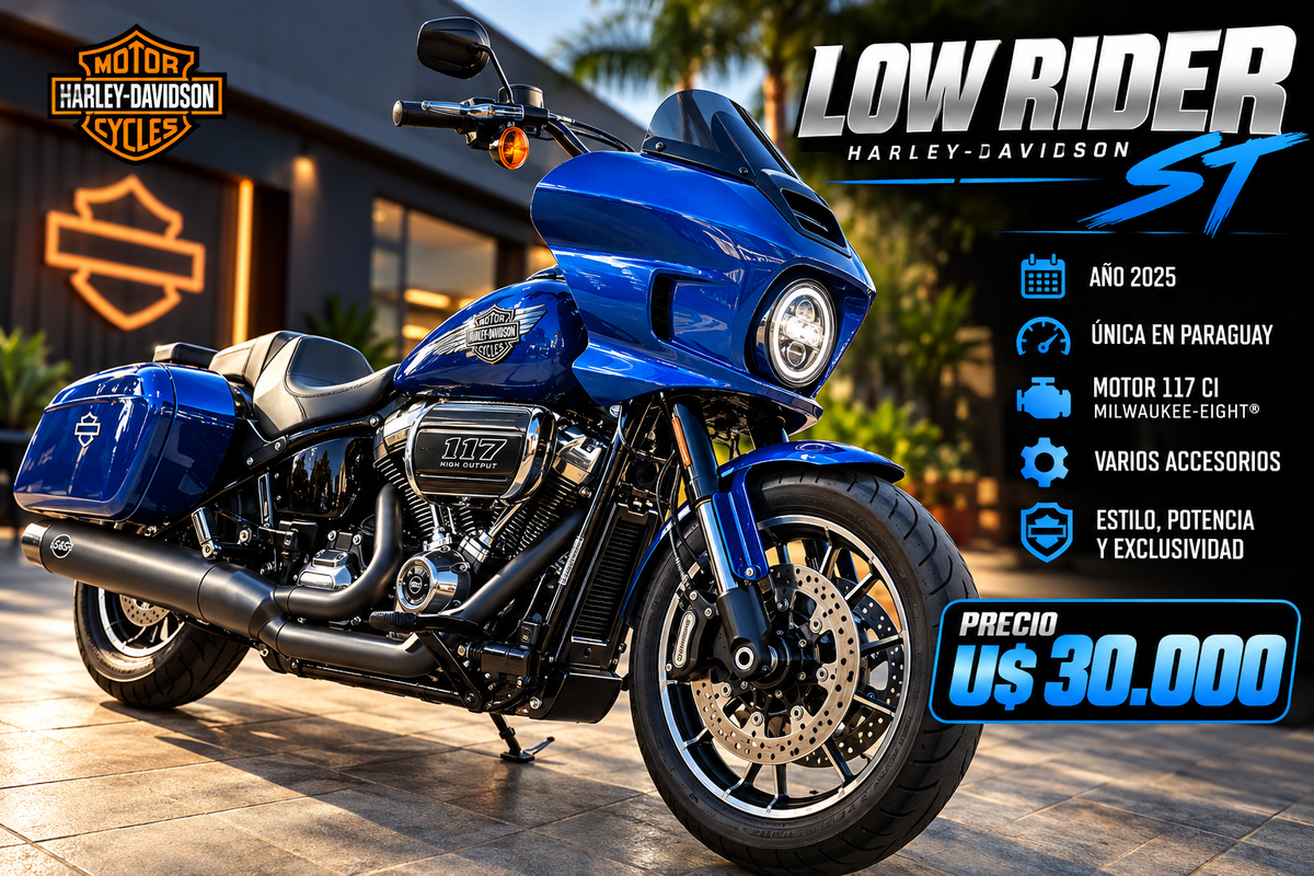 2025 Low Rider ST - Varios accesorios 
Única en Paraguay