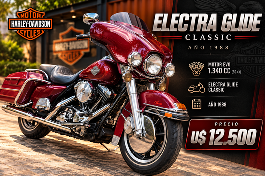 1988 Electra glide classic 
Motor evo 1.340, 82 CI