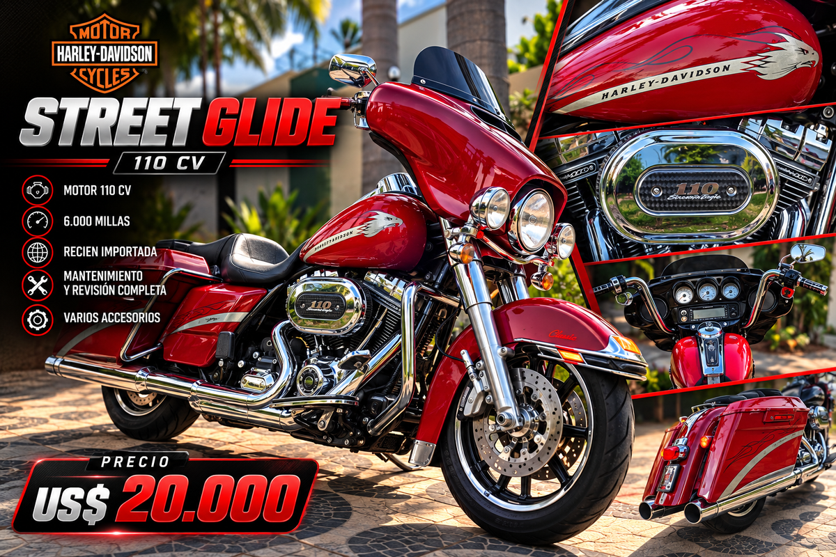 2020 Street glide 110 cv